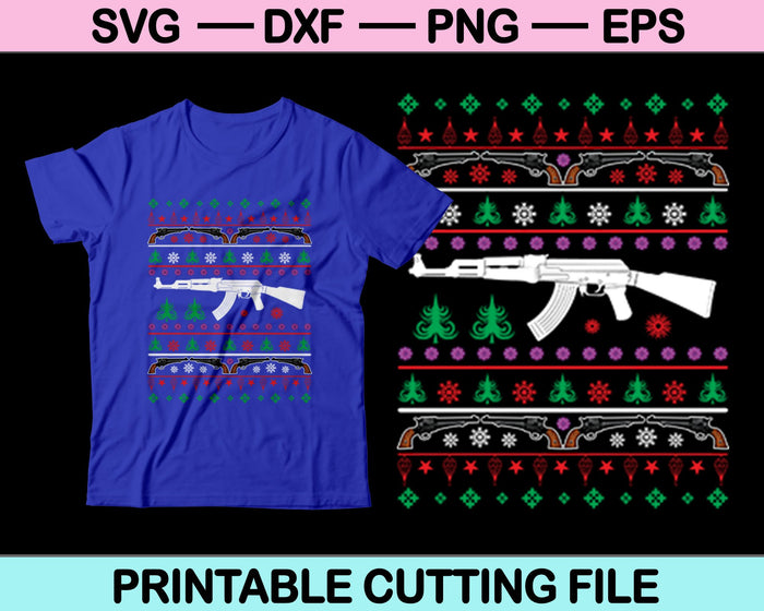 Pistola de Navidad Navidad SVG PNG Cortar archivos imprimibles