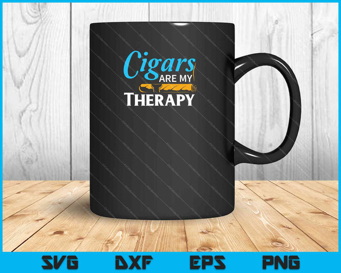 Cigars are my Therapy SVG PNG Cutting Printable Files