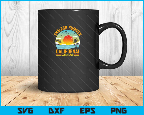 Cool Summer California Dreaming SVG PNG Cortando archivos imprimibles