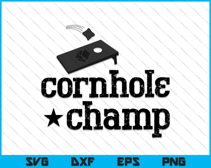 Cornhole Champ SVG PNG Cutting Printable Files