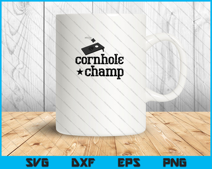Cornhole Champ SVG PNG snijden afdrukbare bestanden