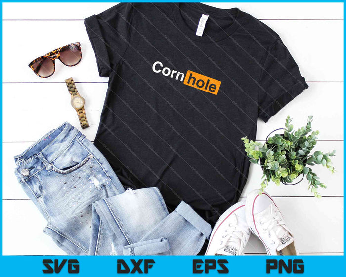 Camisas Cornhole SVG PNG Cortar archivos imprimibles