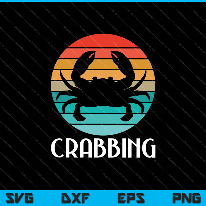 Krab krabben SVG PNG snijden afdrukbare bestanden
