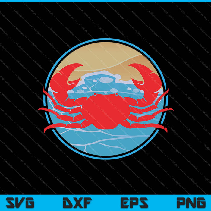 Krab T-Shirt SVG PNG snijden afdrukbare bestanden