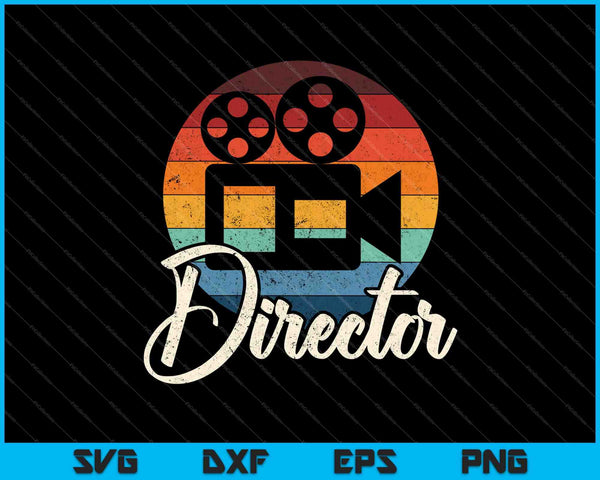 Director Creativo Cineasta Equipo de Cine SVG PNG Cortando Archivos Imprimibles
