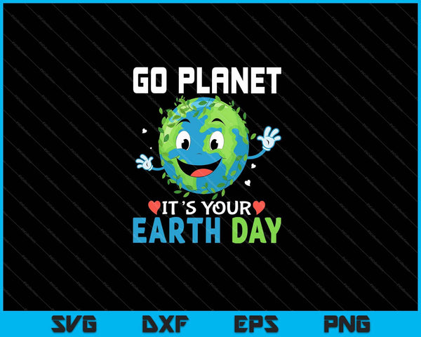 Lindo Día de la Tierra SVG PNG Cortando archivos imprimibles