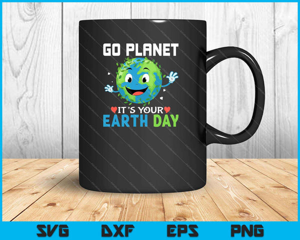 Cute Earth Day SVG PNG Cutting Printable Files