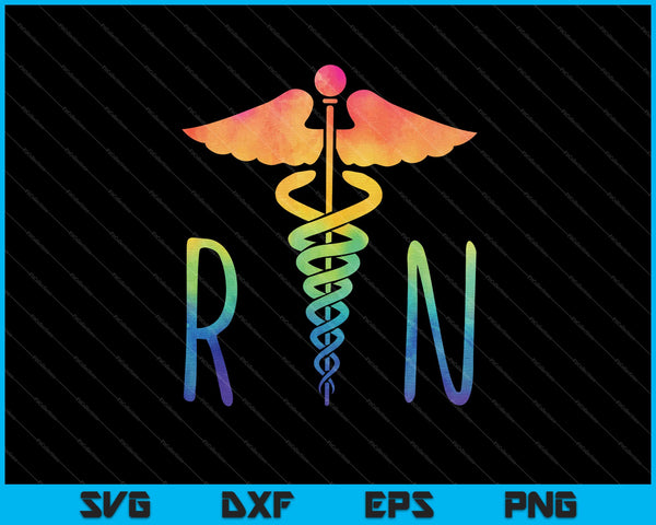 Cute RN Registered Nurse SVG PNG Cutting Printable Files