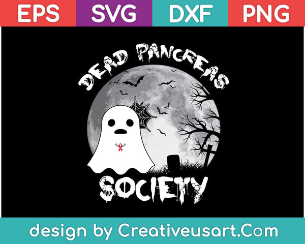 Dead Pancreas Society SVG, PNG cortando archivos imprimibles