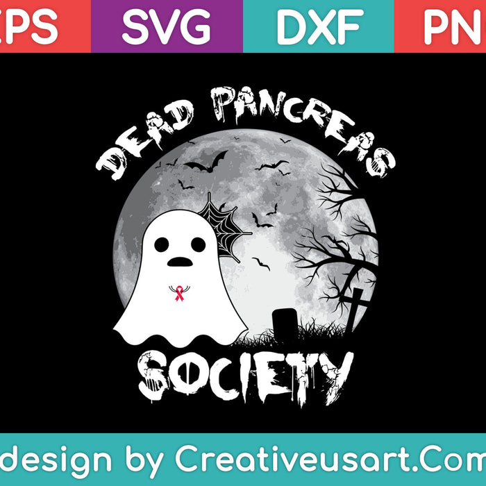 Dead Pancreas Society SVG, PNG cortando archivos imprimibles