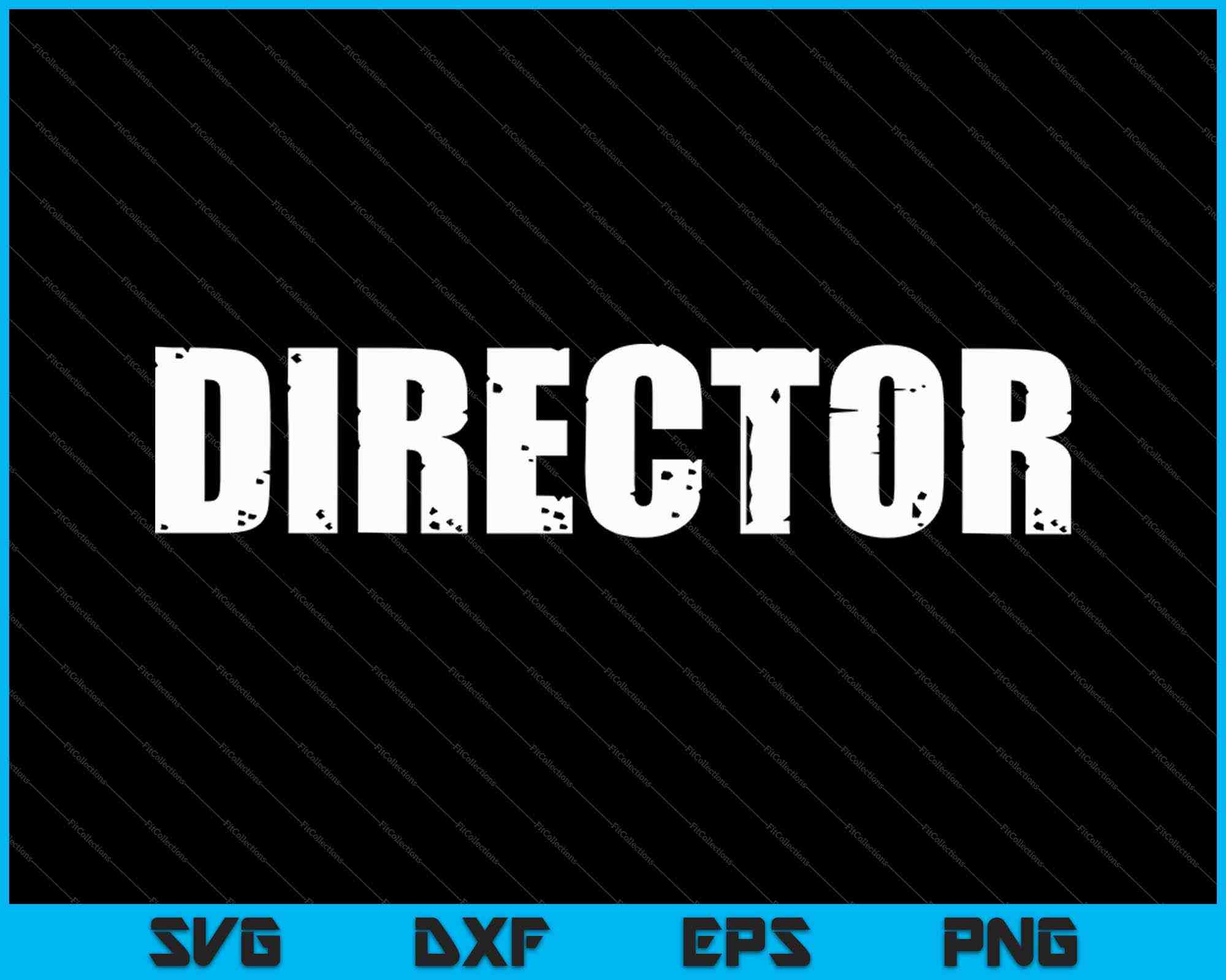 Directers Cut Sticker Director Filmmaker SVG PNG Cutting Printable Files – creativeusarts