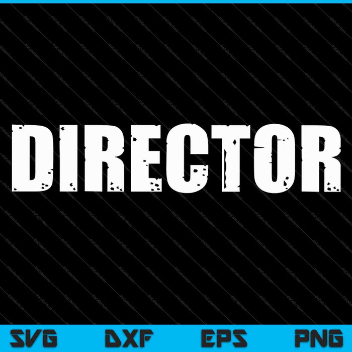 Director Filmmaker SVG PNG Cutting Printable Files