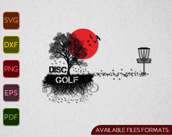 Disc Golf SVG &amp; geknipte bestanden voor Crafters
