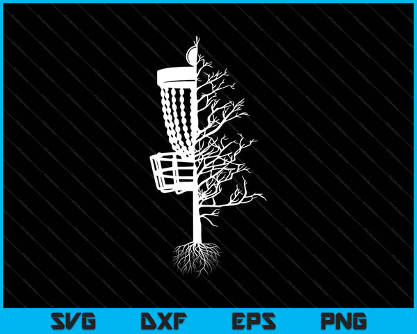 Disc Golf Shirt Basket Tree Frisbee Golf SVG PNG Cutting Printable Files