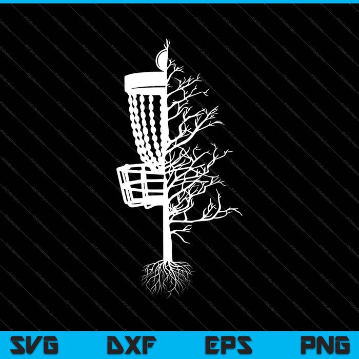 Disc Golf Shirt Basket Tree Frisbee Golf SVG PNG Cutting Printable Files