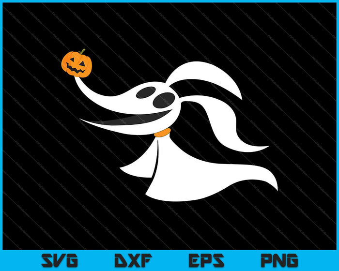 Halloween Nightmare Before Christmas Zero SVG PNG Cutting Printable Files