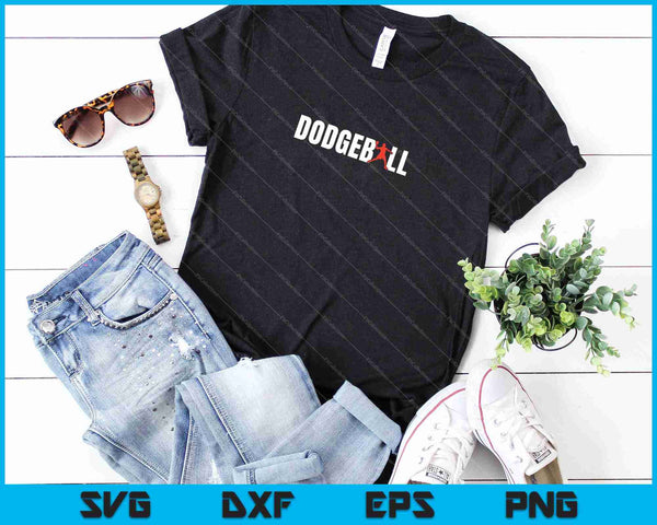 Dodgeball SVG PNG Cutting Printable Files - on a t-shirt