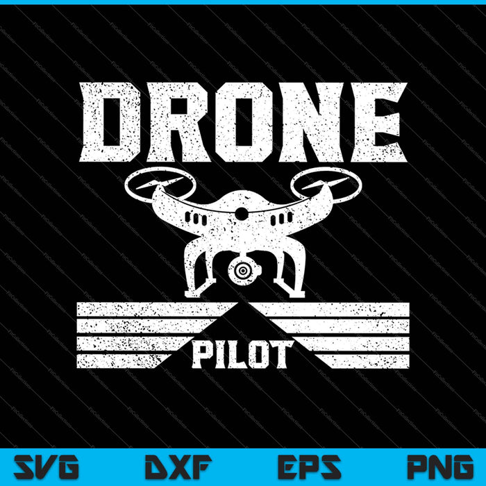 Drone cadeau Quadcopter SVG PNG snijden afdrukbare bestanden