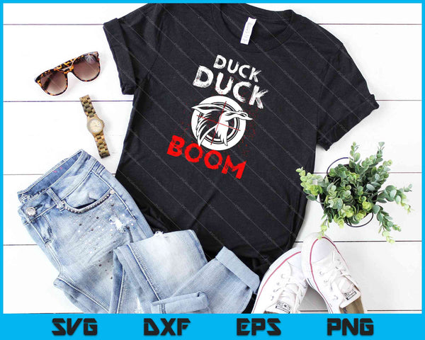Duck Duck Boom SVG PNG Cutting Printable Files - on a t-shirt
