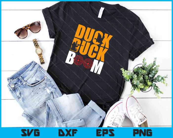 Duck Duck Boom SVG PNG PSD Cortar archivos imprimibles