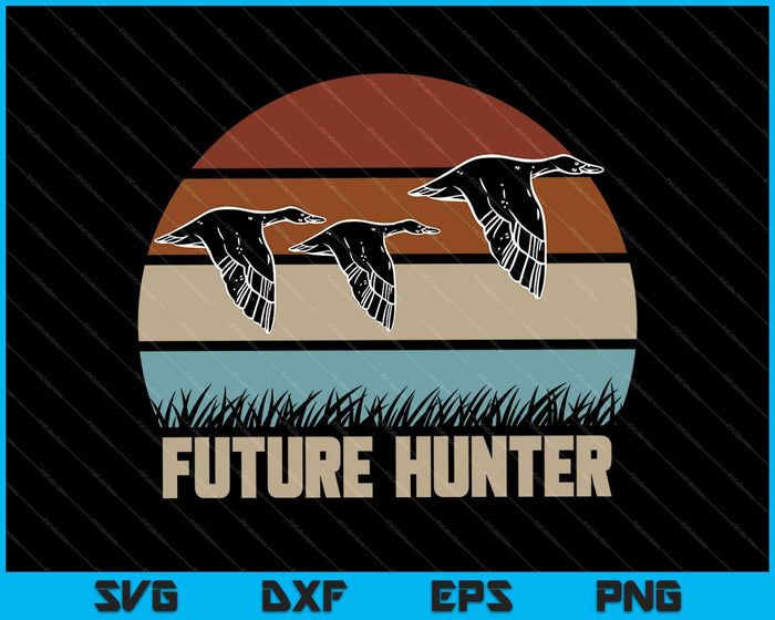 Duck Hunting Future Hunter SVG PNG Cutting Printable Files