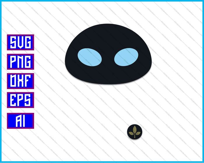 E Eve Face Halloween SVG PNG Cortar archivos imprimibles