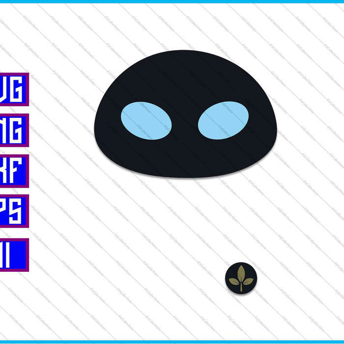 E Eve Face Halloween SVG PNG Cortar archivos imprimibles