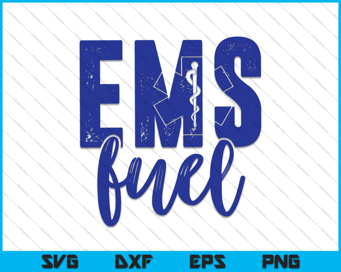 EMS combustible servicios médicos de emergencia ambulancia EMT SVG PNG corte archivos imprimibles 