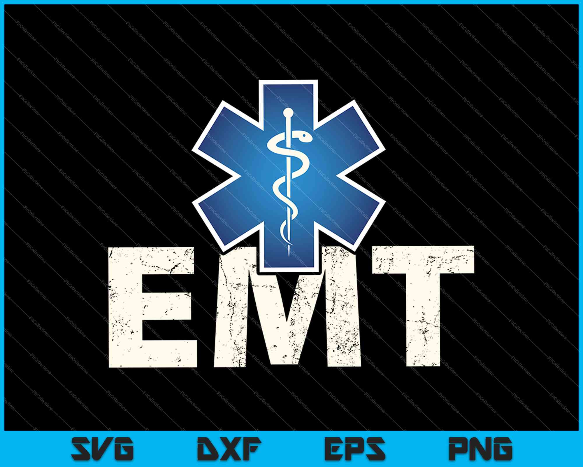 Emt Graphics EMT Emergency Medical Services for First Responders SVG PNG Files ...