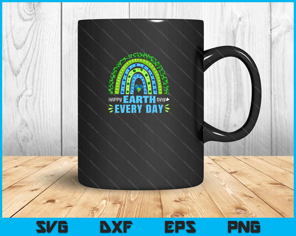 Earth Day Everyday Rainbow Earth Day Svg Cutting Printable Files