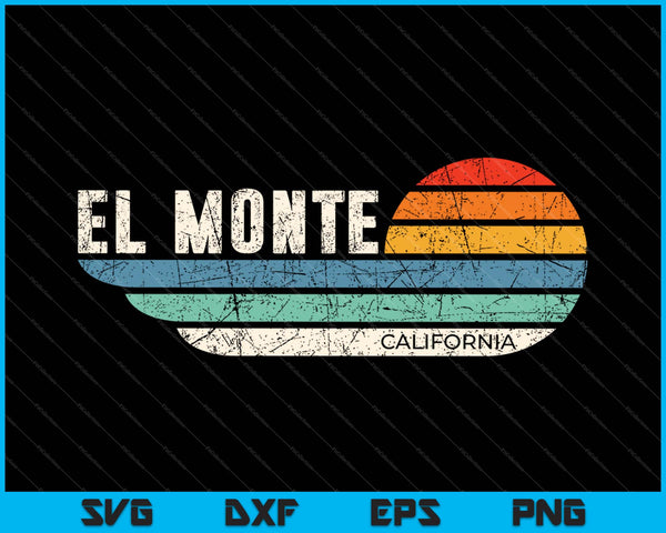 El Monte California SVG PNG Cortar archivos imprimibles