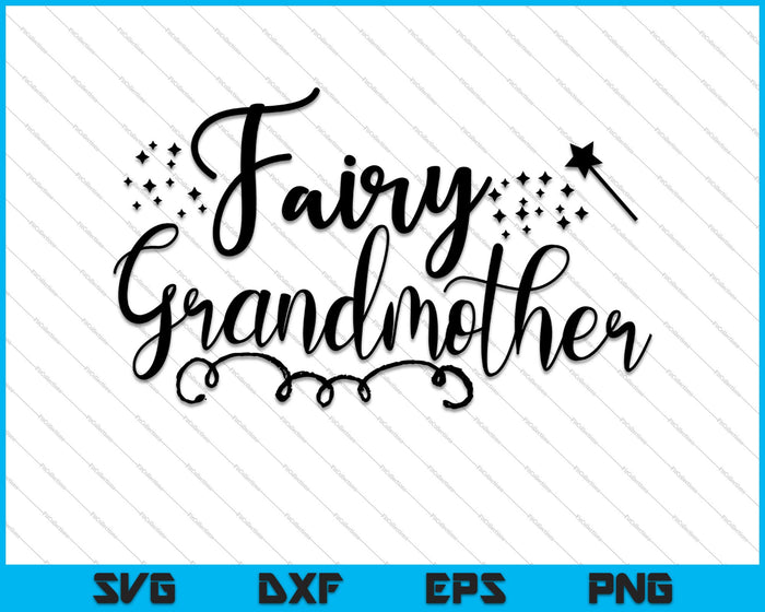 Fairy Grandmother Vacation SVG PNG Cutting Printable Files