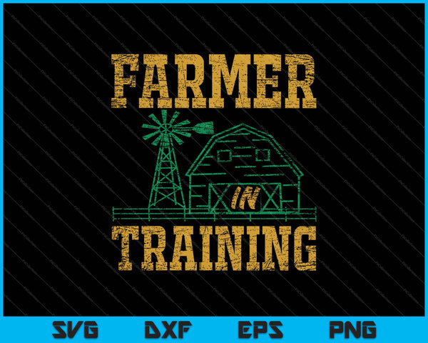 Farmer In Training SVG PNG Cutting Printable File