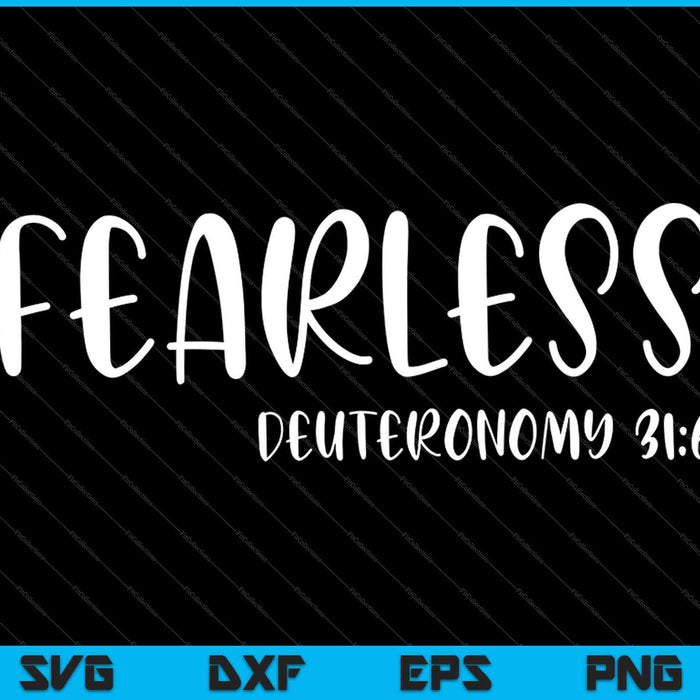 Fearless SVG PNG Cutting Printable Files