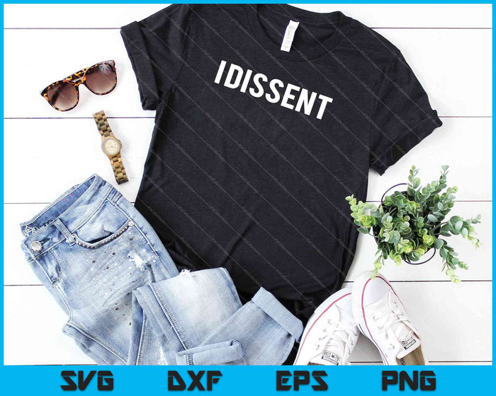 Feministische shirt RBG ik afwijkende feminisme SVG PNG snijden afdrukbare bestanden 
