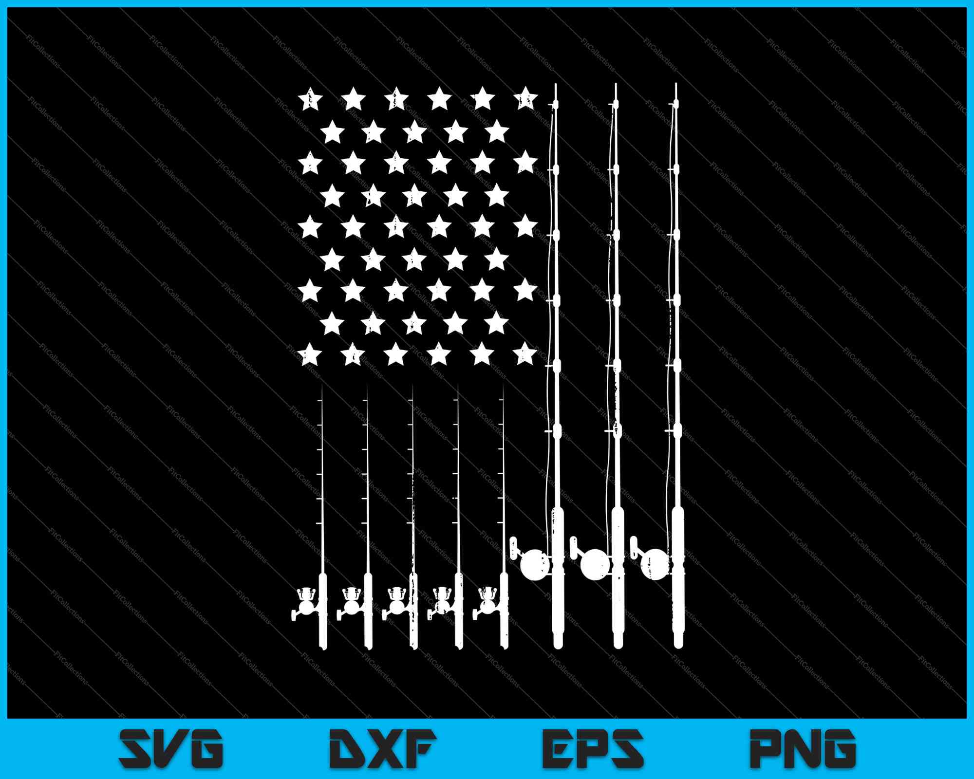 Fishing Pole American Flag Patriotic Outdoors SVG PNG Files – creativeusarts Fishing Pole American Flag Patriotic Outdoors SVG PNG Files – creativeusarts