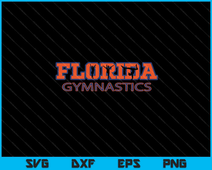 Florida Gymnastics Girls SVG PNG Cortando archivos imprimibles