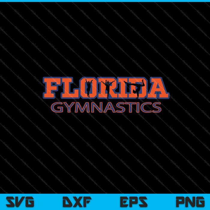 Florida Gymnastics Girls SVG PNG Cortando archivos imprimibles