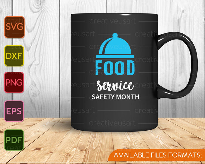 Food Service Safety Premium SVG PNG Cutting Printable Files