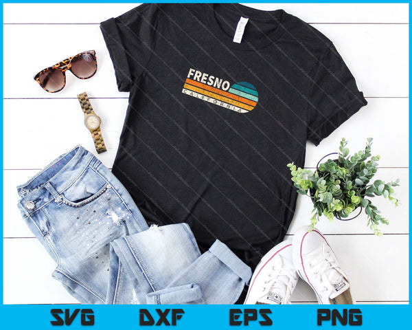 Fresno California SVG PNG Cutting Printable Files - on a t-shirt