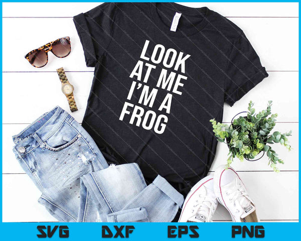 Kikker kostuum groep gemakkelijk outfit shirt voor Halloween SVG PNG snijden afdrukbare bestanden - on a t-shirt