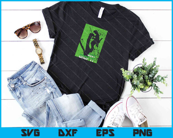 Divertido arborista leñador SVG PNG cortando archivos imprimibles - on a t-shirt