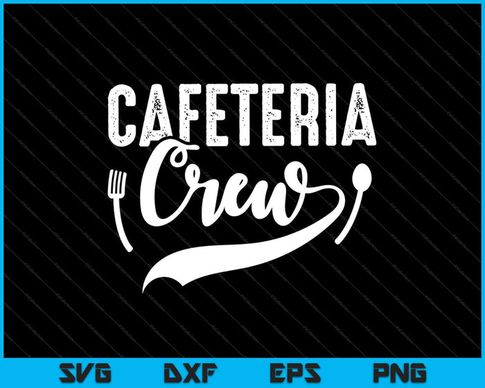 Divertido Cafetería Equipo Cantina Servicio de Comida SVG PNG Cortar Archivos Imprimibles