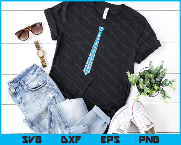 Grappige schattige paashaas stropdas SVG PNG snijden afdrukbare bestanden - on a t-shirt