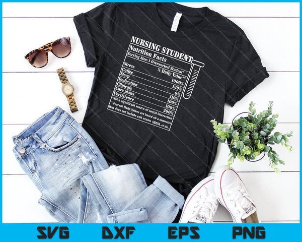 Funny Nursing Student Nurse Gift SVG PNG Cutting Printable Files - on a t-shirt