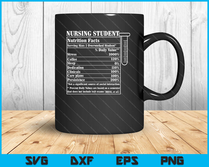 Funny Nursing Student Nurse Gift SVG PNG Cutting Printable Files