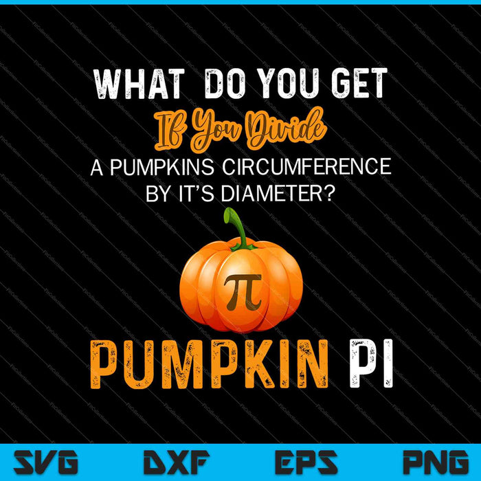 Divertido calabaza Pi Halloween disfraz profesor de matemáticas SVG PNG cortando archivos imprimibles