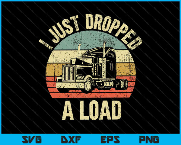 Camisa de camionero divertido Big Rig Semi Trailer Truck Driver SVG PNG Cortando archivos imprimibles