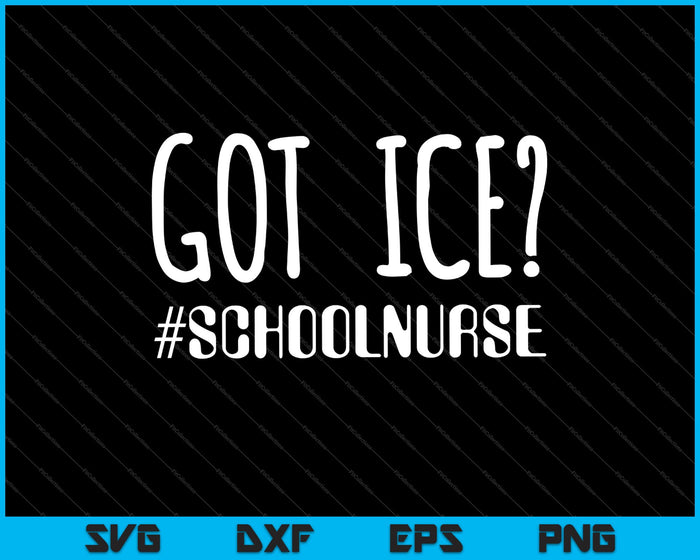 Kreeg Ice #schoolnurse Student verpleegkundige SVG PNG snijden afdrukbare bestanden