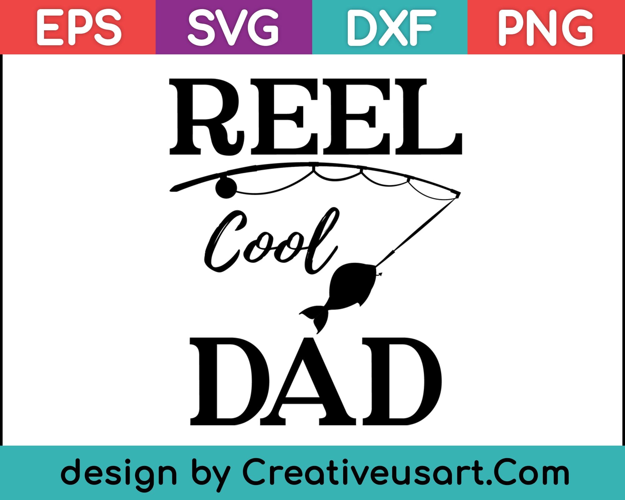 Funny Fathers Day Gift For Fishing Fisherman T-Shirt SVG Files –  creativeusarts